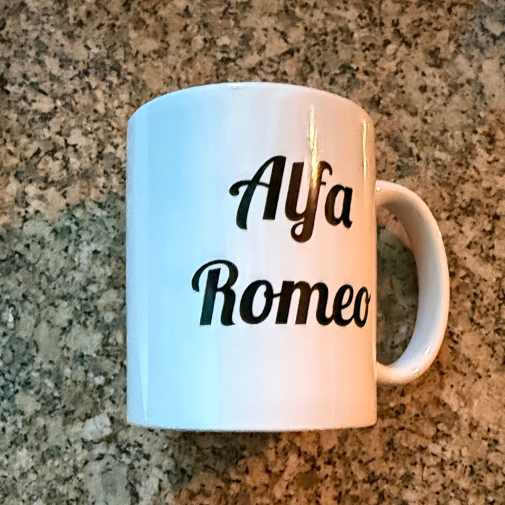 Alfa Romeo Car White Mug